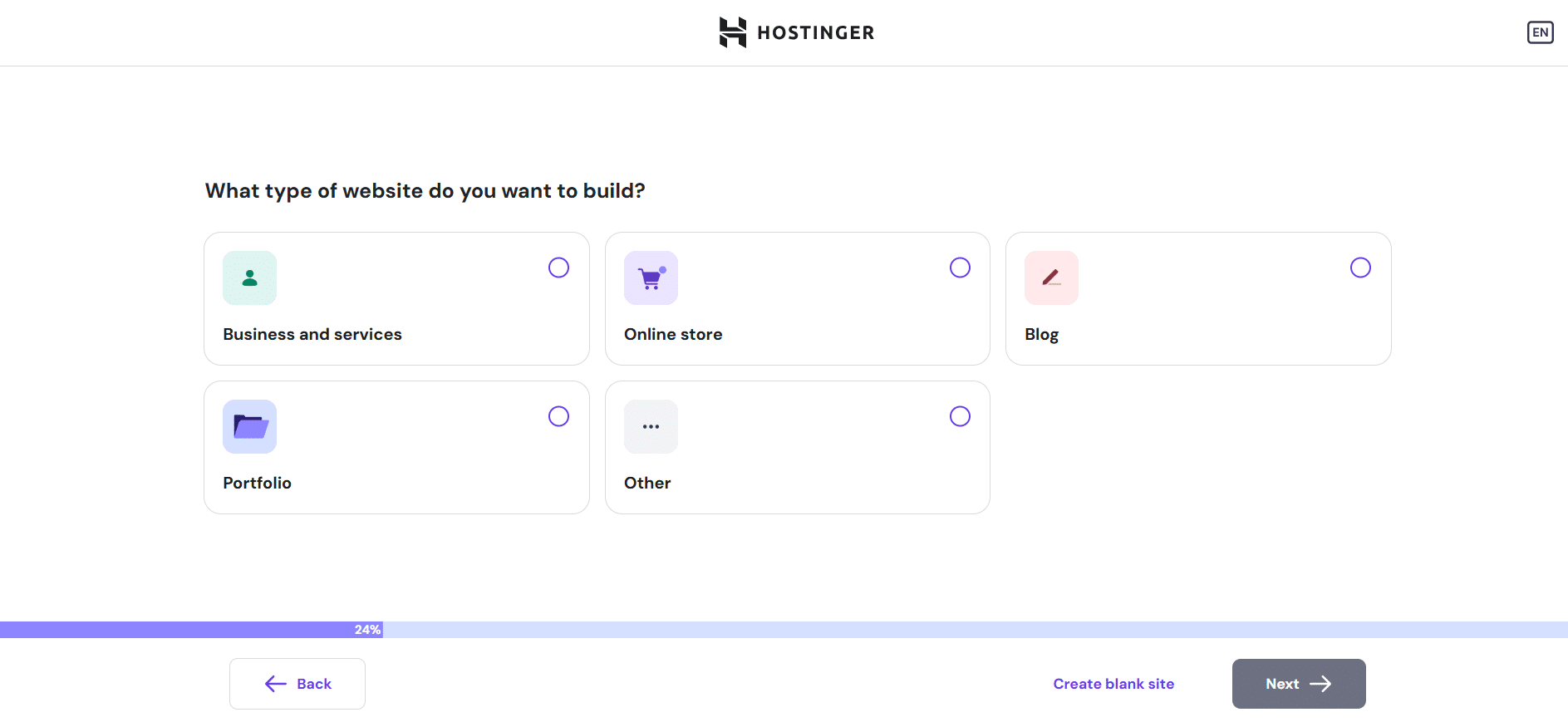 Hostinger category type
